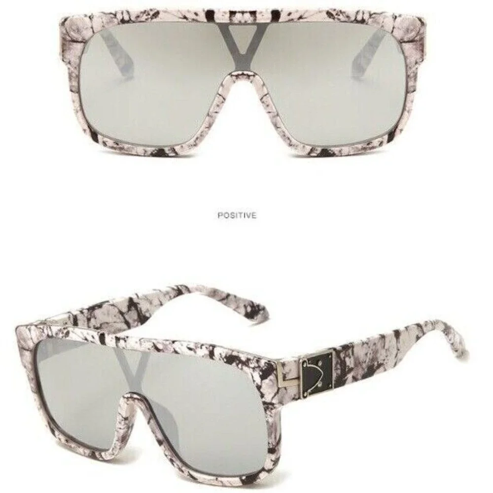 Oversized Sunglasses Men Outdoor Fancy Miami Beach Shades Hip Hop Stylish Lentes